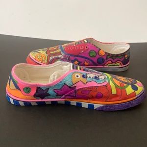 NWOT Sneakers, Hand Painted